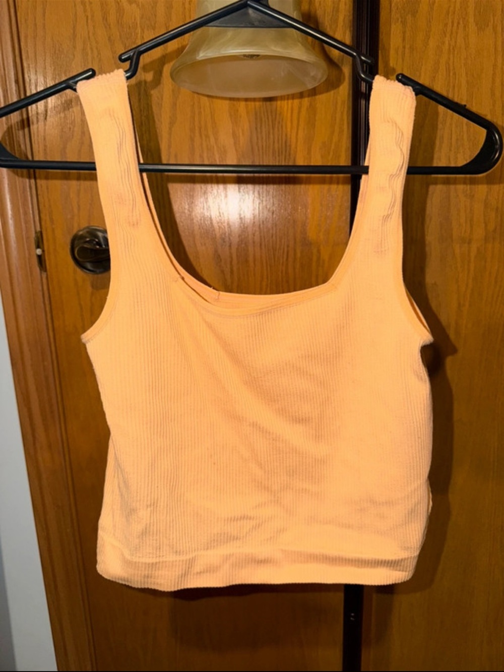 Rue21 Peach Ribbed Tank Top